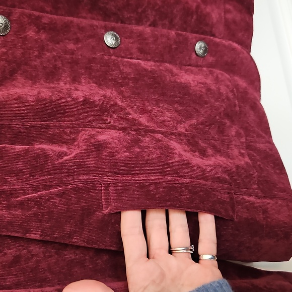 Merlot Corduroy Shacket | Vintage Americana Barn Chore Jacket| Sz. L - Picture 7 of 11